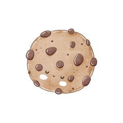 Cartoon cookies. Colorful illustration, flat style. design for cards, print, poster	
