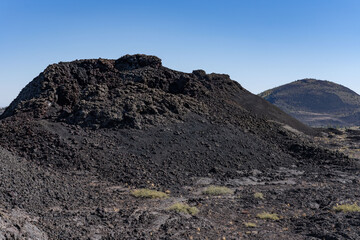 Basalt (Quaternary). Spatter Cones. Craters of the Moon National Monument & Preserve. Volcanic Field. Idaho's eastern Snake River Plain. 