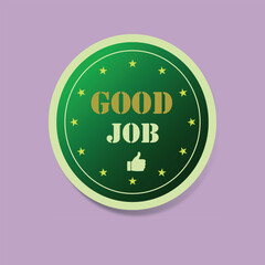 Good Job Motivational Sticker