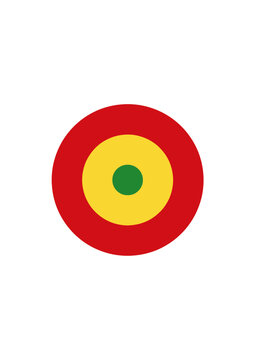 Escarapela de Rep&uacute;blica del Congo