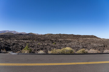 Basalt Lava Flows. Craters of the Moon National Monument & Preserve. Volcanic Field. Idaho's eastern Snake River Plain. Lava Cascades