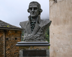 Statue de Pasquale Paoli, Cervione, Haute-Corse, Corse, France
