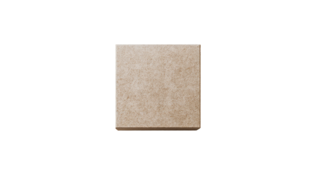 Beige square tile, textured surface