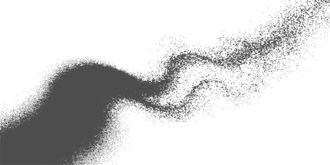 Vector grunge black ink splash design pattern of man, woman, and girl silhouettes