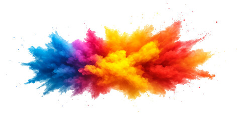 Abstract watercolor ink splash texture design with a bright, colorful pattern