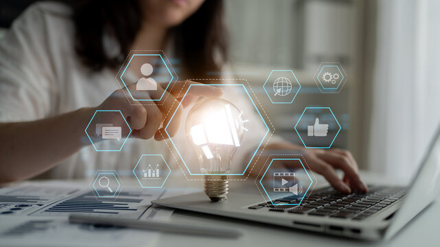 Digital marketing promotion strategy using megaphone, social media marketing, digital ads video content, communication, analytics, and global branding advertisement for business outreach Latch