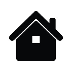 Home house simple icon building symbol silhouette