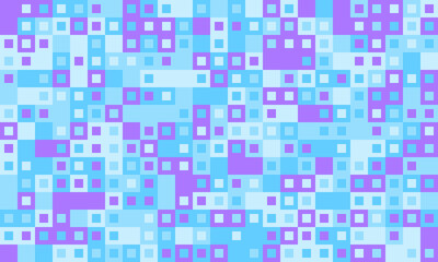 Abstract pastel blue and purple square mosaic pattern.  Perfect for backgrounds, websites, presentations, or textile design.
