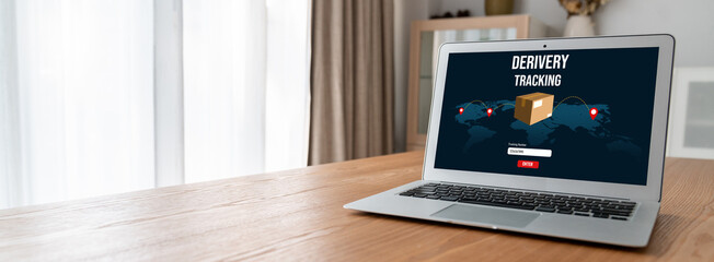 Delivery tracking system for e-commerce and modish online business to timely goods transportation...