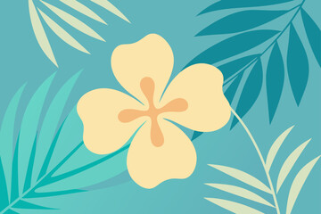 A seamless vector floral pattern illustration of a pink lily and butterfly decoration on an abstract nature background