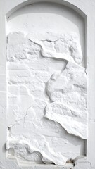 White stone panel with texture
