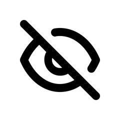 Close up of no preview symbol 