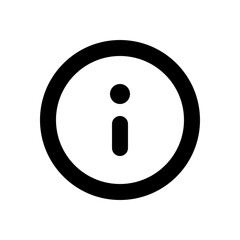 Close up of information sign symbol  