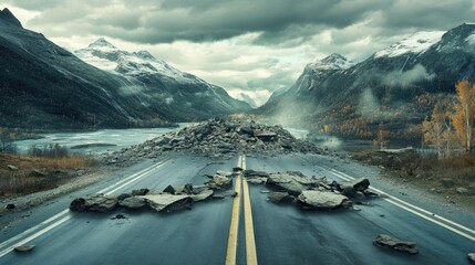 road in the mountains