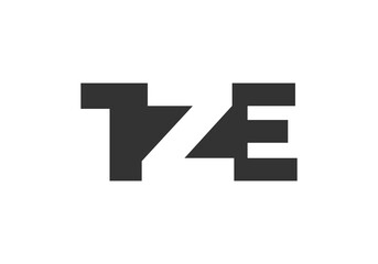 TZE logo design. Initial letter T Z E bold font style for tech startups, consulting, corporate branding. Creative company name, headlines typography identity, trendy logotype.
