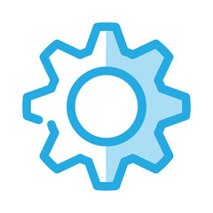 Obraz premium Gear icon design template
