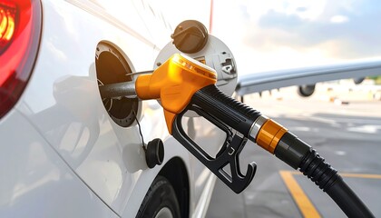 Car fueling at airport