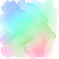 Obraz premium Vibrant watercolor splash with green, blue, and pink colors