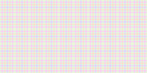 Soft pastel plaid pattern in pink, yellow, and blue. A gentle, calming texture ideal for backgrounds, textiles, or design projects needing a light, whimsical touch.