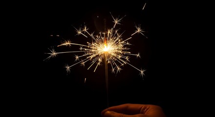 Sparkler Fireworks Celebration Night.