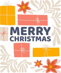 Merry Christmas Gifts Poster