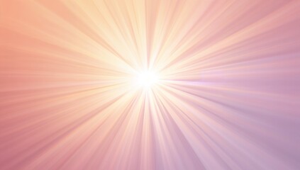 Obraz premium Radiating light rays from central point