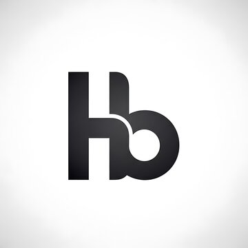 Modern Monogram Logo Design HB.