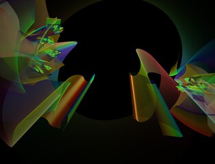 Imaginatory fractal abstract background Image