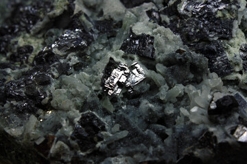 Skeleton Crystals of Galena from the Rhodope Mountains, Bulgaria
