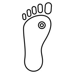 Foot Ulcer Vector Icon