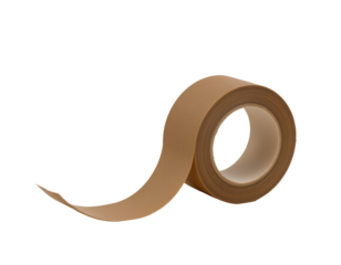 Adhesive Craft Tape Roll on White Background for Art Projects