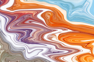 Fototapeta premium Abstract colorful marble pattern texture abstract background. Abstract marble ink background. Marble waves texture background.