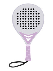 Padel racket sport modern trendy illustration vector design