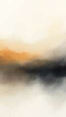 Obraz premium fog in the mountains