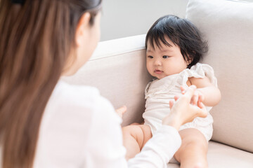 お母さんと赤ちゃん