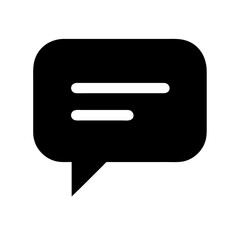 Vector art of chat bubble