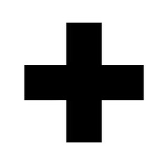 Vector art of plus sign