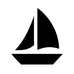 Vector art of sailboat
