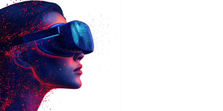 using glasses of virtual reality - Powered by Adobe