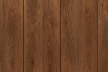 Fototapeta premium Seamless walnut plank backdrop with deep grain detail and warm rustic tones