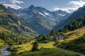 Fototapeta premium Val Formazza Piedmont Italy Europe