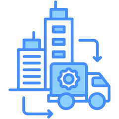 Supply Chain Management Icon