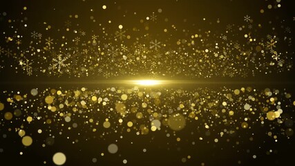 Winter Holidays and snowflakes for Christmas and winter celebrations Video Animated Background - Powered by Adobe