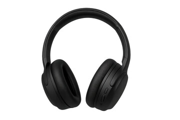 Black wireless over-ear headphones for audio experience