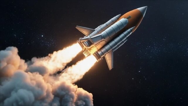 flying rocket video