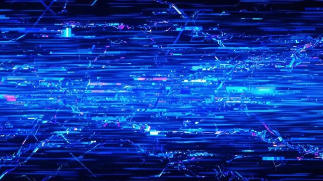 Experience the simple beauty of a dynamic digital network, an abstract blue backdrop illustrating swift data transmission and the intricate architecture of modern technology