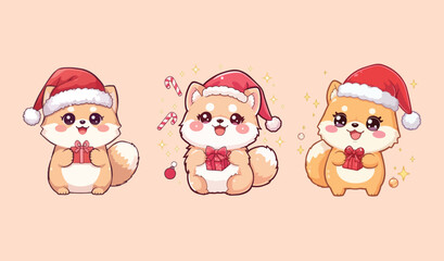 Cute Kawaii Character Illustration in Pastel Colors