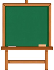 Empty school chalkboard