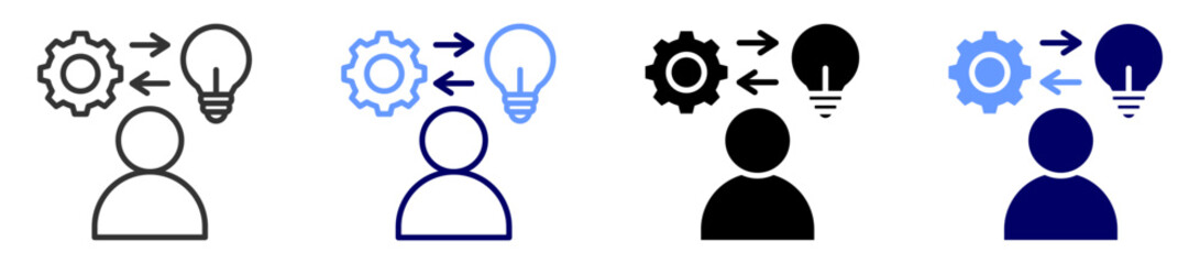 initiative icon set multiple style