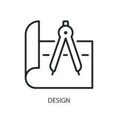 Design thin line vector icons.
